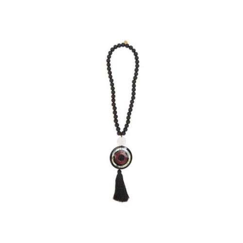 Maliparmi Seabed Inlay Necklace Black, Dam