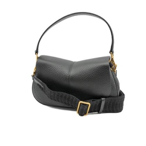 Gianni Chiarini Helena Round Svart Handväska Black, Dam