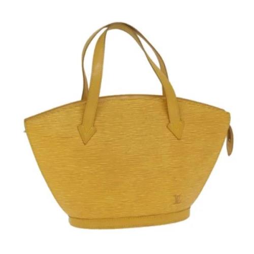 Louis Vuitton Vintage Pre-owned Laeder handvskor Yellow, Dam