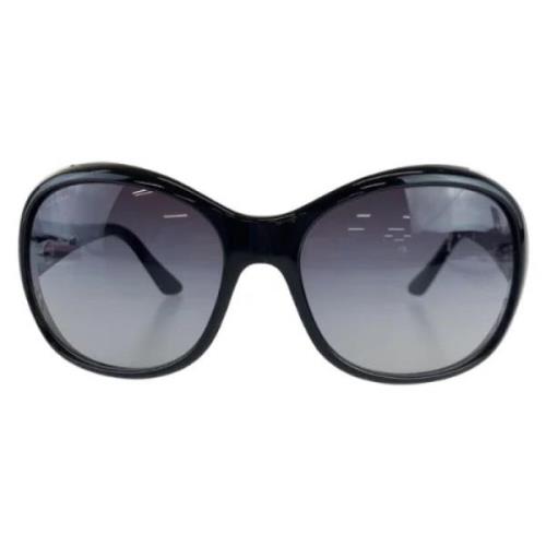 Bvlgari Vintage Pre-owned Plast solglasgon Black, Dam