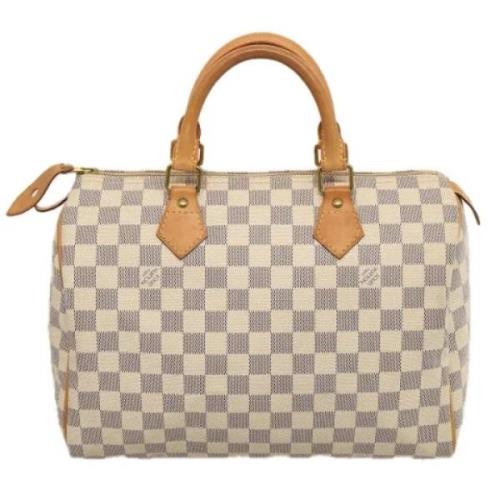 Louis Vuitton Vintage Pre-owned Canvas louis-vuitton-vskor White, Dam