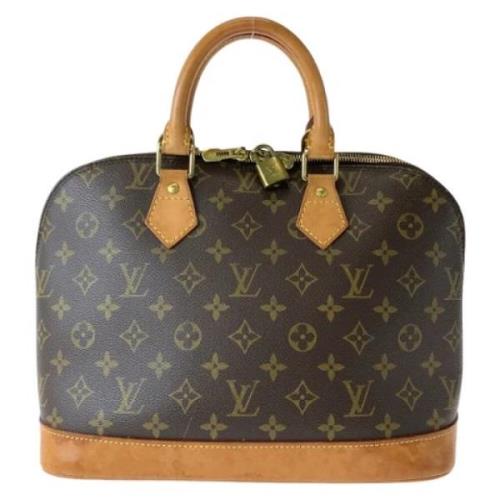 Louis Vuitton Vintage Pre-owned Canvas handvskor Brown, Dam