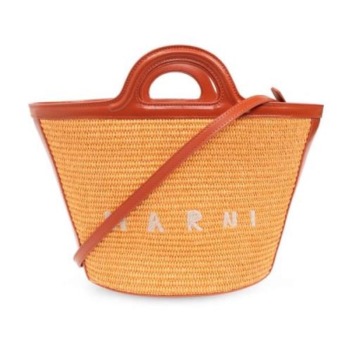 Marni Tropicalia shopper väska Orange, Dam