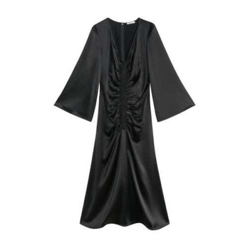 By Malene Birger Elegant Lavendel Klänning Black, Dam