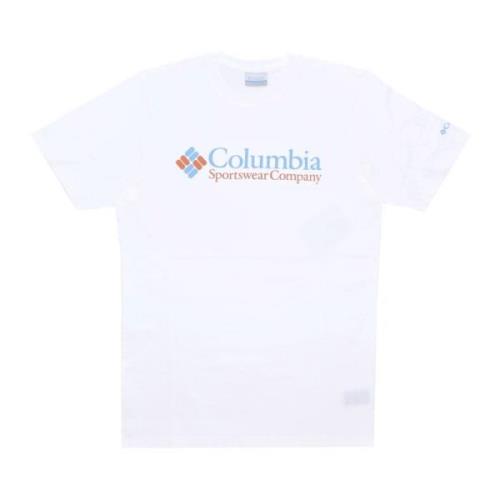 Columbia Valley Grafisk Tee Vit Herr T-Shirt White, Herr