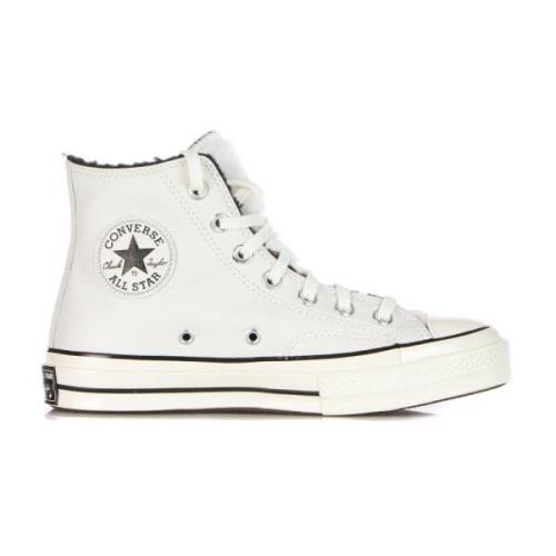 Converse Hög sherpa-fodrad sneaker White, Dam