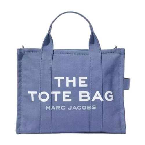 Marc Jacobs Blå Bomull Toteväska med Dragkedja Blue, Dam