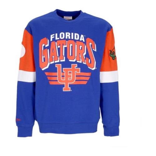 Mitchell & Ness Florida Gators Crewneck Sweatshirt Blue, Herr