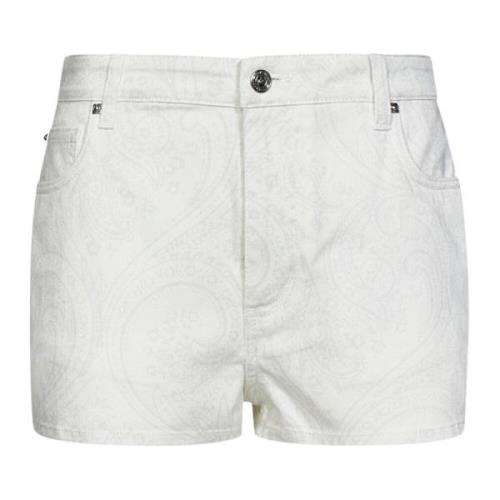 Etro Shorts White, Dam