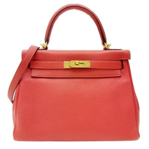 Hermès Vintage Pre-owned Laeder handvskor Orange, Dam