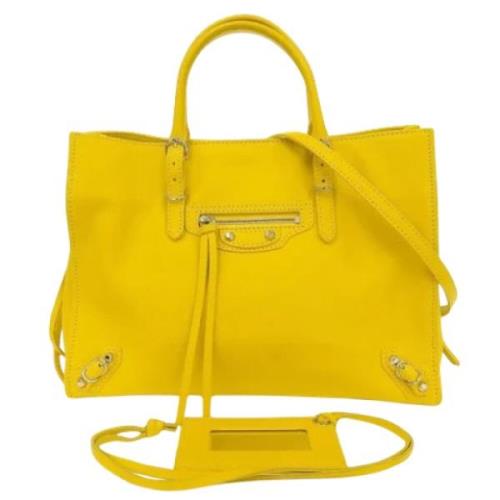 Balenciaga Vintage Pre-owned Laeder balenciaga-vskor Yellow, Dam