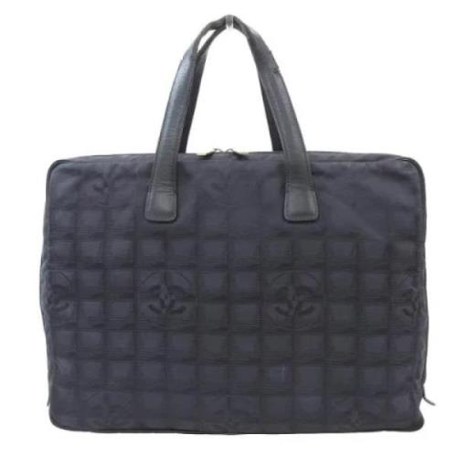 Chanel Vintage Pre-owned Canvas chanel-vskor Black, Dam