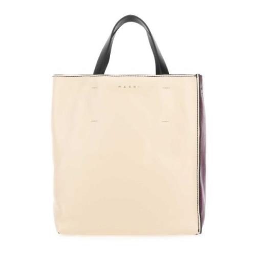 Marni Multicolor Museo Soft Handväska Beige, Dam