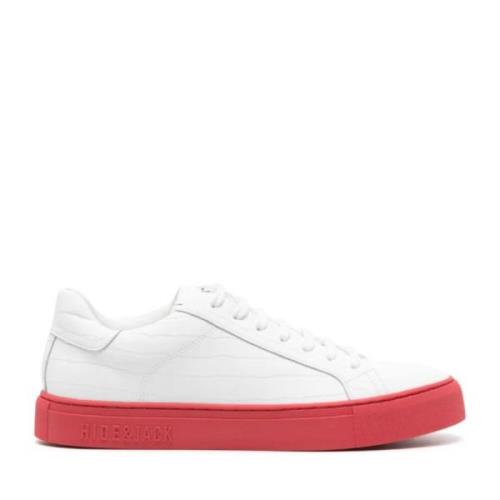 Hide&Jack Röda Sneakers Essence White, Herr