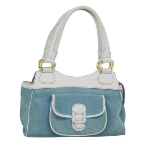 Celine Vintage Pre-owned Mocka celine-vskor Blue, Dam