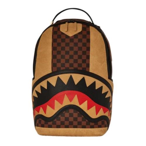 Sprayground Beige Henny Raceway Graff Väska Beige, Unisex