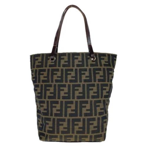 Fendi Vintage Pre-owned Canvas totevskor Brown, Dam