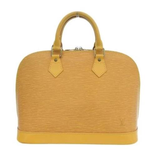 Louis Vuitton Vintage Pre-owned Laeder handvskor Yellow, Dam