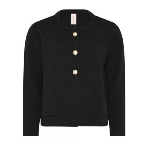 Skovhuus Klassisk Ull Cardigan Svart Black, Dam