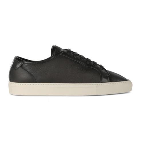 National Standard Handgjorda Svart Shearling Sneakers Black, Dam