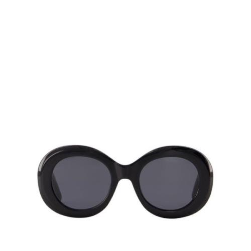 Ami Paris Svarta Acetat Solglasögon Black, Dam