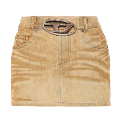 Diesel Sandkjol Beige, Dam