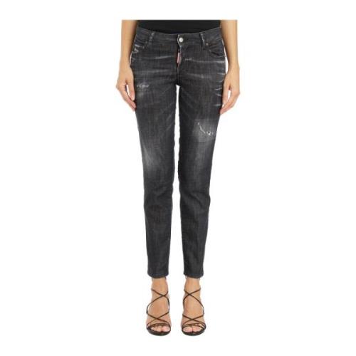 Dsquared2 Denim Jennifer Byxor Black, Dam