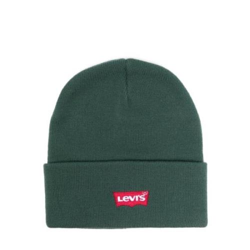 Levi's Grön Ribbstickad Mössa Green, Herr