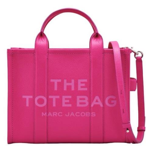 Marc Jacobs Stilfull Medium Traveller Tote i läder Pink, Dam