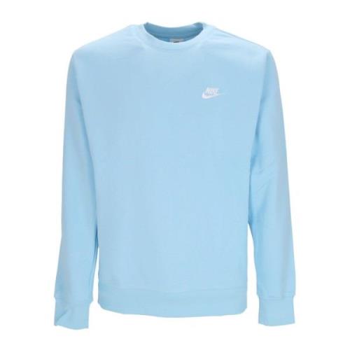 Nike Crewneck Sweatshirt Charcoal Heather/White Blue, Herr