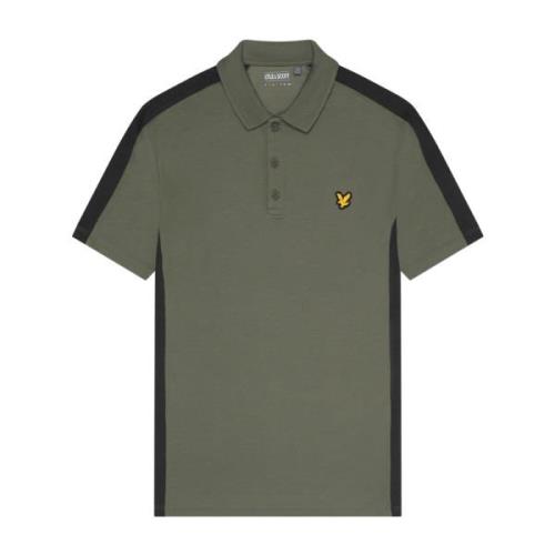 Lyle & Scott Randig Golf Polo Skjorta Green, Herr