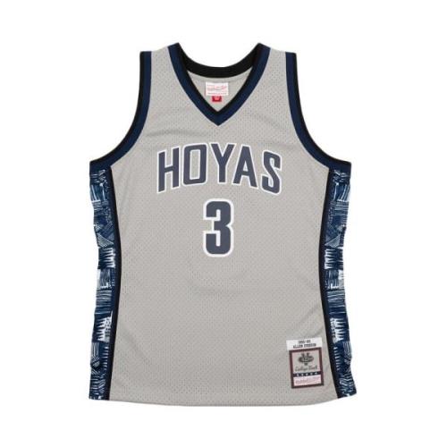 Mitchell & Ness Georgetown 1995 Allen Iverson Swingman Jersey Gray, He...