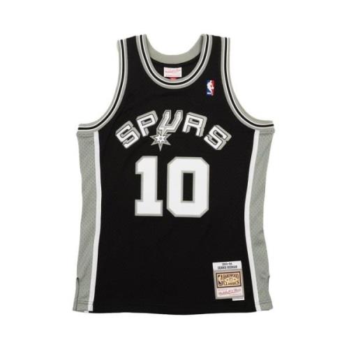 Mitchell & Ness Vintage NBA Spurs 1993 Rodman Jersey Black, Herr