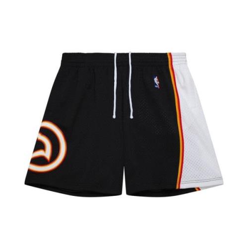 Mitchell & Ness NBA Hawks 1994 Svarta Shorts Black, Herr