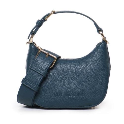 Love Moschino Teal Ecoleather Väska med Dragkedja Green, Dam