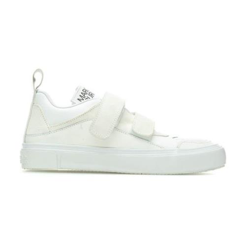 Marcelo Burlon Läder Sneakers White, Herr