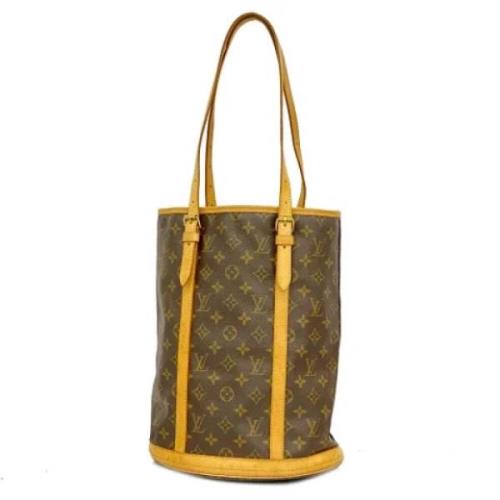 Louis Vuitton Vintage Pre-owned Tyg totevskor Brown, Dam