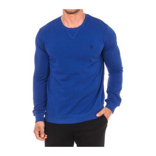 U.s. Polo Assn. Rundhalsad Sweatshirt Blue, Herr