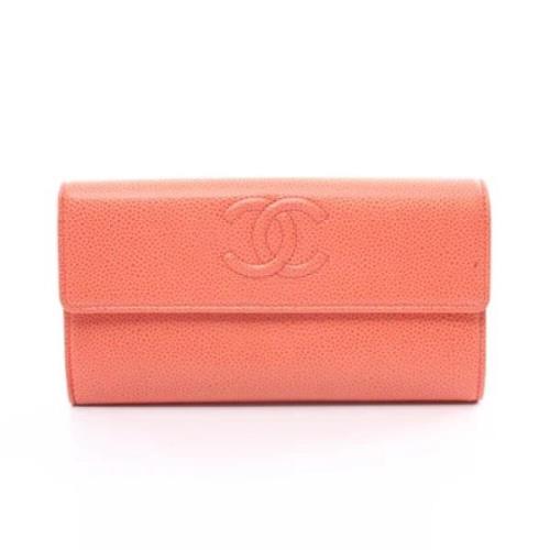 Chanel Vintage Pre-owned Tyg plnbcker Orange, Dam