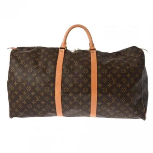 Louis Vuitton Vintage Pre-owned Canvas handvskor Brown, Dam