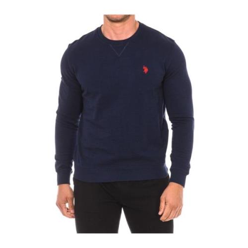 U.s. Polo Assn. Rundhalsad Sweatshirt Blue, Herr