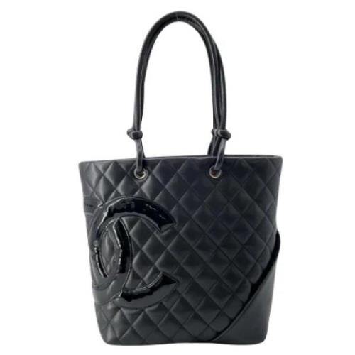 Chanel Vintage Pre-owned Laeder totevskor Black, Dam