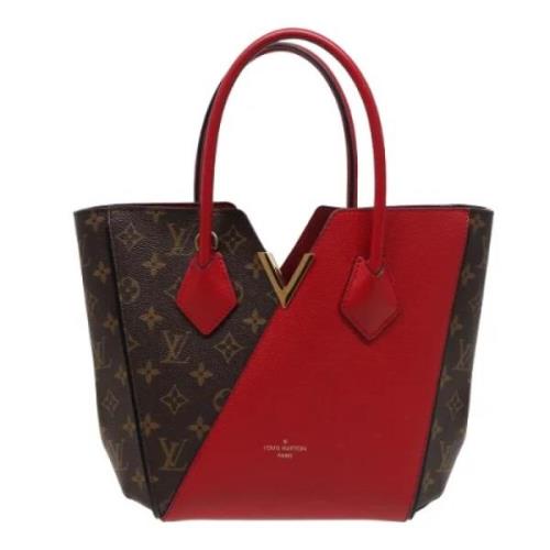 Louis Vuitton Vintage Pre-owned Canvas totevskor Red, Dam