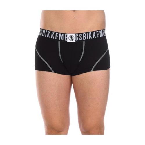 Bikkembergs Svart Mode Boxers Pack av 2 Black, Herr