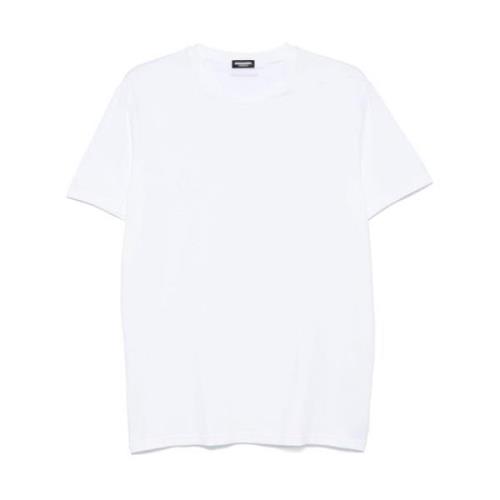 Dsquared2 Lättvikts Jersey Crew Neck Pack med Två White, Herr