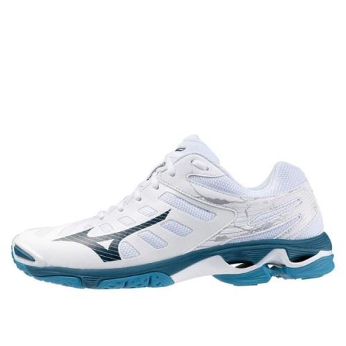 Mizuno Wave Voltage Skor Vit/Blå/Silver White, Herr