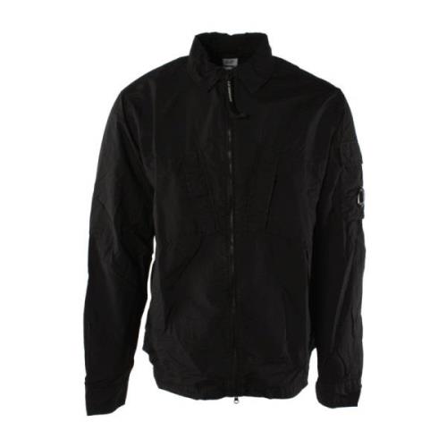 C.p. Company Svart Nylon Skjorta för Män Black, Herr