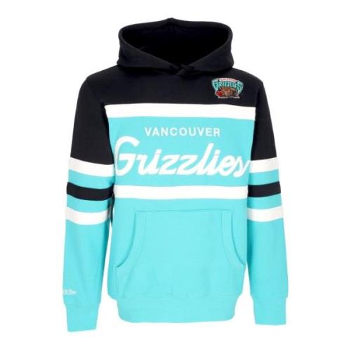 Mitchell & Ness NBA Head Coach Hoodie Vancouver Grizzlies Blue, Herr