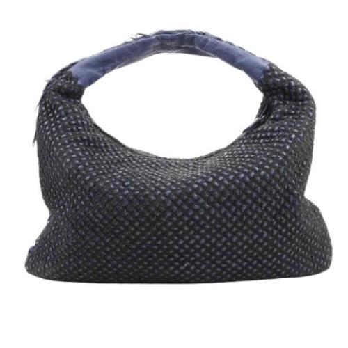 Bottega Veneta Vintage Pre-owned Laeder handvskor Blue, Dam