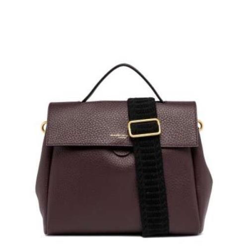 Gianni Chiarini Stilren Plommon Crossbody Väska Purple, Dam